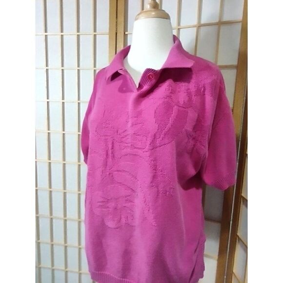 VTG Halston Lg Collared Sweater - Picture 11 of 16